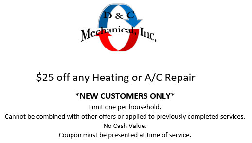 DC Mechanical heating and air conditioning coupon